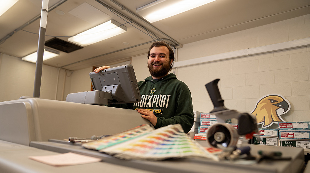 Employee from the Print Shop in Allen