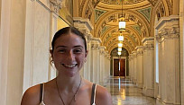 Rylie DelVecchio inside Library of Congress