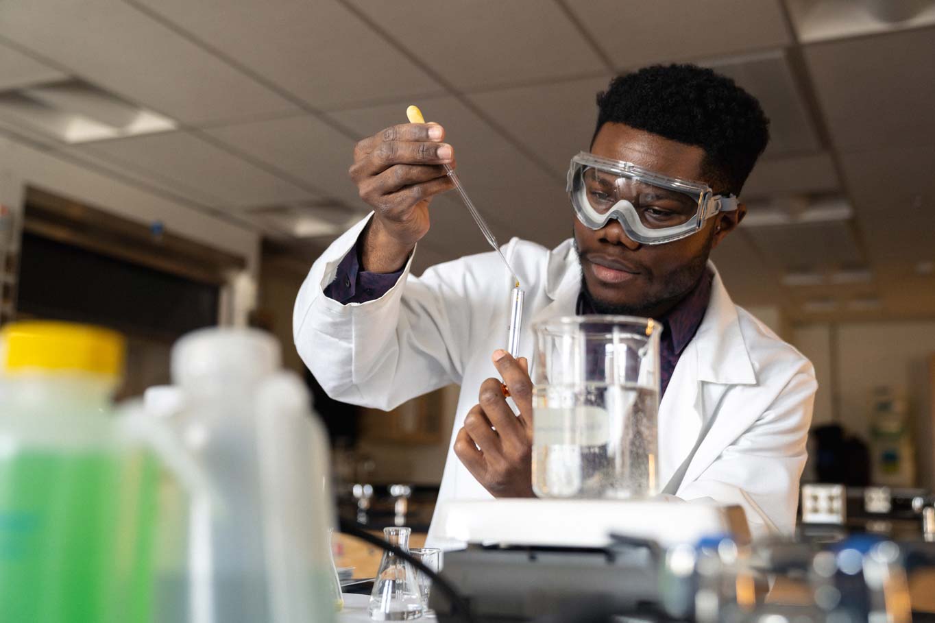 Students in a Chemistry Lab