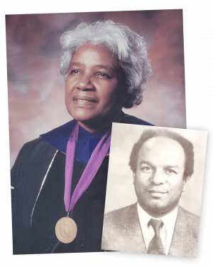 Photos of Ena & Rawle Farley.