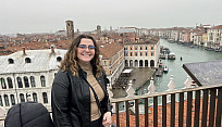 Brockport student studying abroad in Europe.