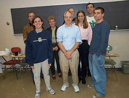 Dr. Heitz, Dr. Logan and Dr. Hoffmann provided training to local chemistry high school teachers during Fall 2001.