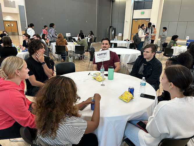 Students at the Fall 2024 Careers in Computing Event