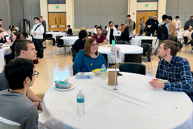 Students at the Fall 2024 Careers in Computing Event