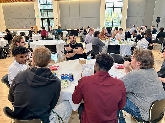 Students at the Fall 2024 Careers in Computing Event