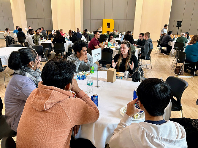 Students at the Fall 2024 Careers in Computing Event
