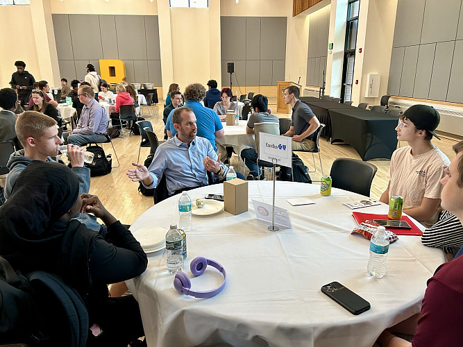 Students at the Fall 2024 Careers in Computing Event