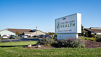 outdoor sign reading Oak Orchard Health