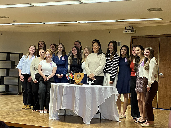 New students inducted into Omicron Beta Chapter of the International Nursing Honor Society