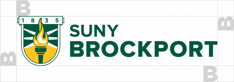 suny brockport Logo Clear Space Horizontal