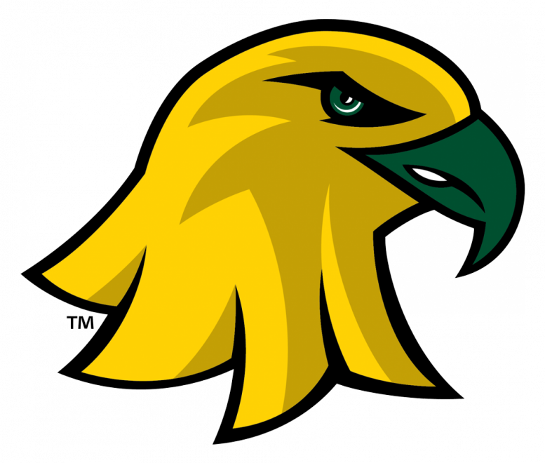 golden eagle head logo for brockport athletics