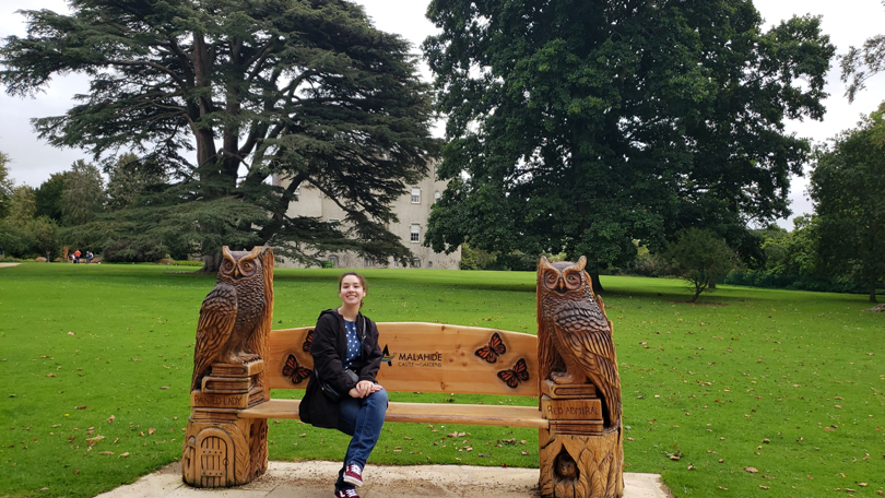Gabrielle McGarvey at the Malahide Castle Gardens.