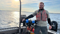 Kyle Morton on the water