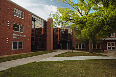 photo of mcfarlane on campus